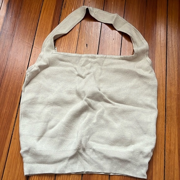 Abercrombie & Fitch Tops - Abercrombie & Fitch Elevated Knit Slim Halter Tank Sz L